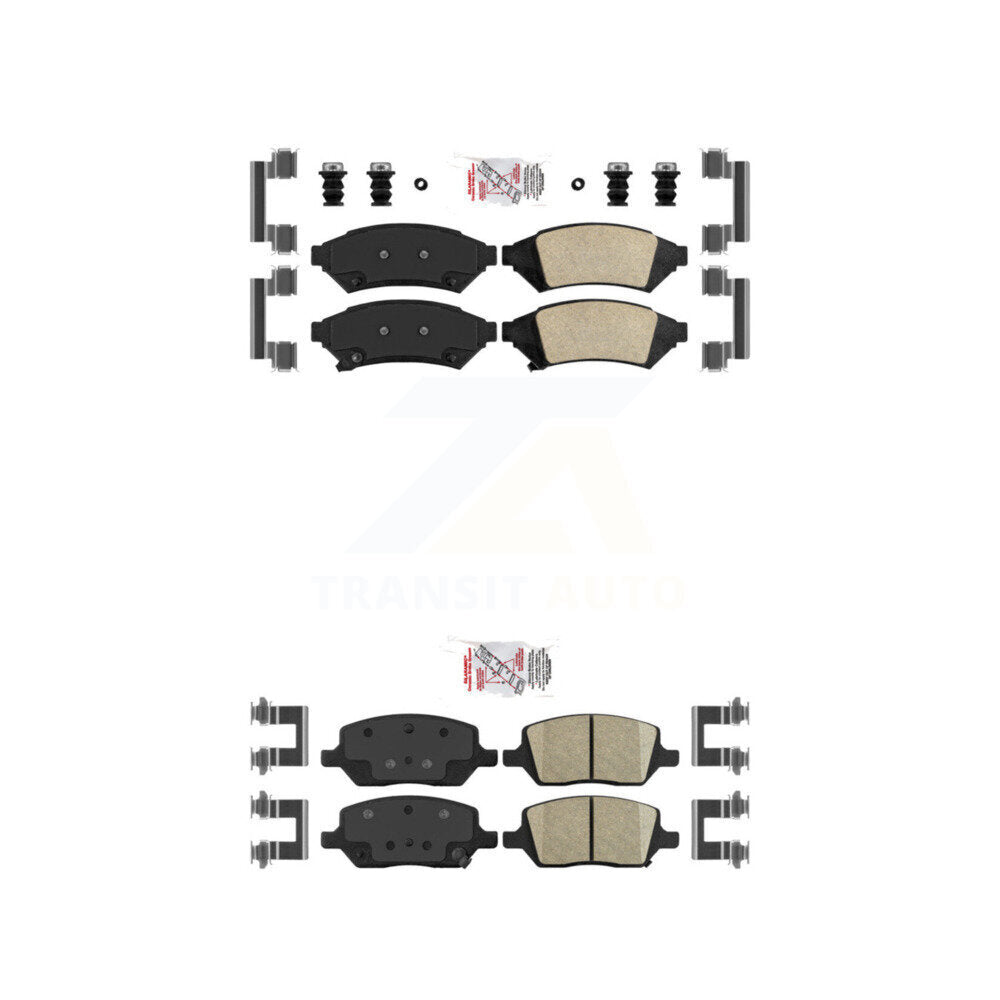 Ceramic Disc Brake Pads Front Rear Kit For Pontiac Montana Chevrolet Uplander