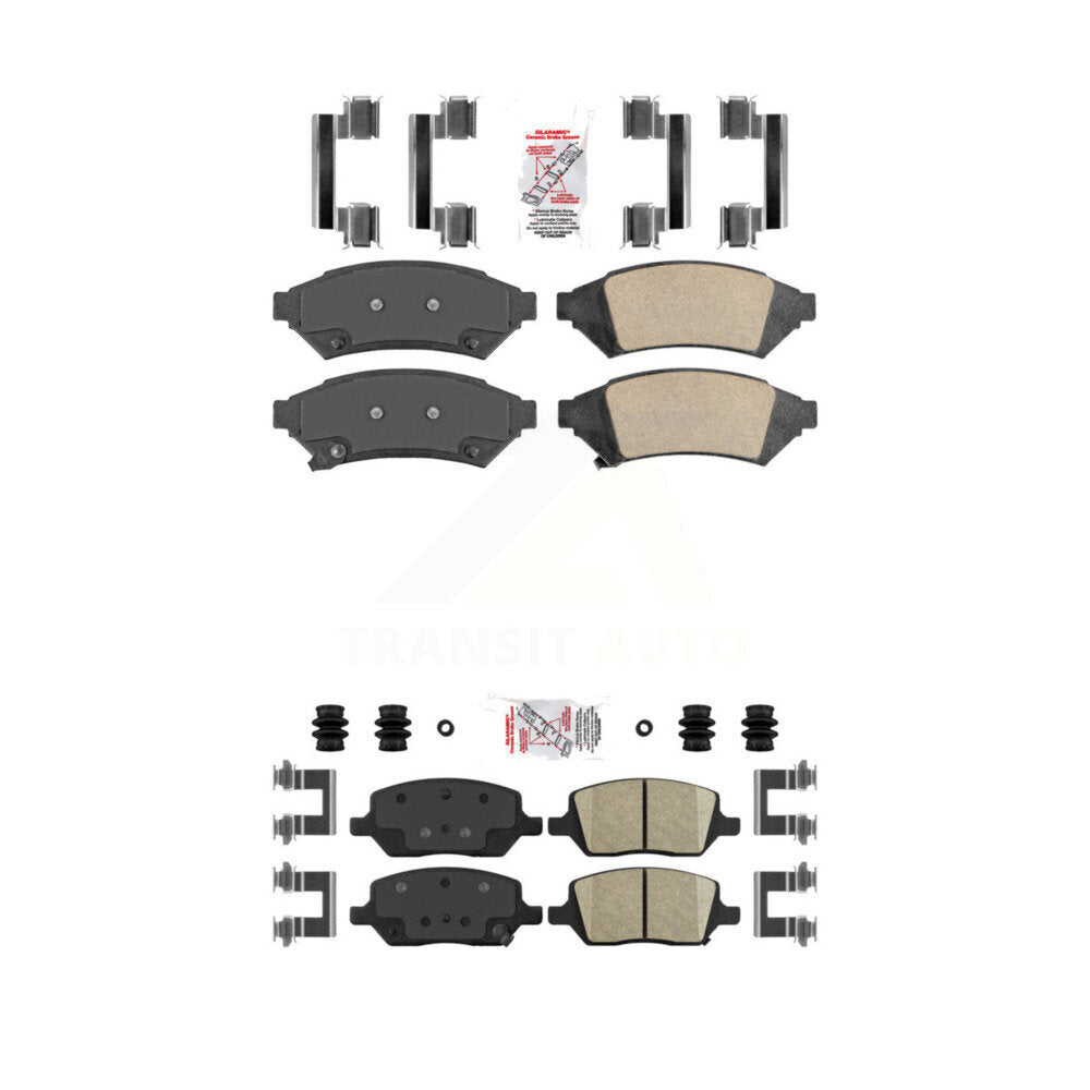 Ceramic Disc Brake Pads Front Rear Kit For Pontiac Montana Chevrolet Uplander