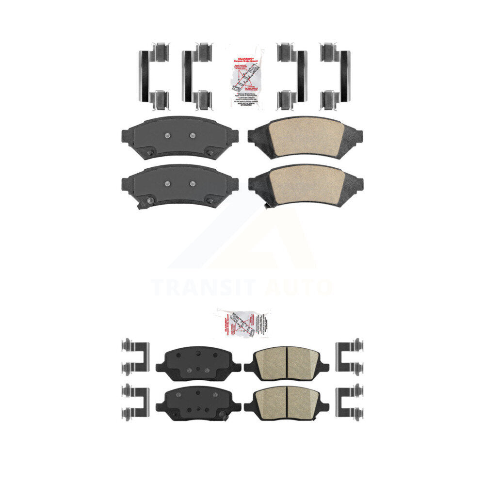 Ceramic Disc Brake Pads Front Rear Kit For Pontiac Montana Chevrolet Uplander