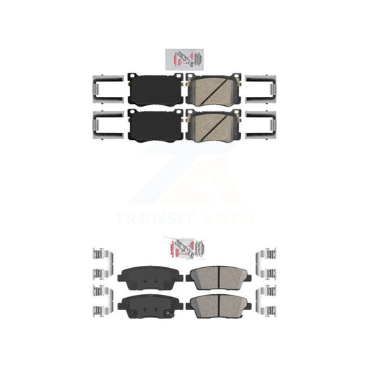 Ceramic Disc Brake Pads Front Rear Kit For Hyundai Genesis G80 Kia K900