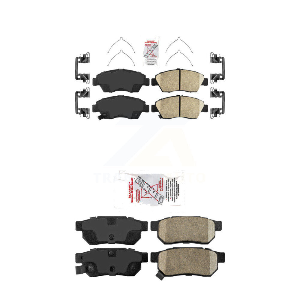 Ceramic Disc Brake Pads Front Rear Kit For Honda Civic del Sol