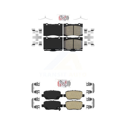 Ceramic Disc Brake Pads Front Rear Kit For 2005-2012 Acura RL