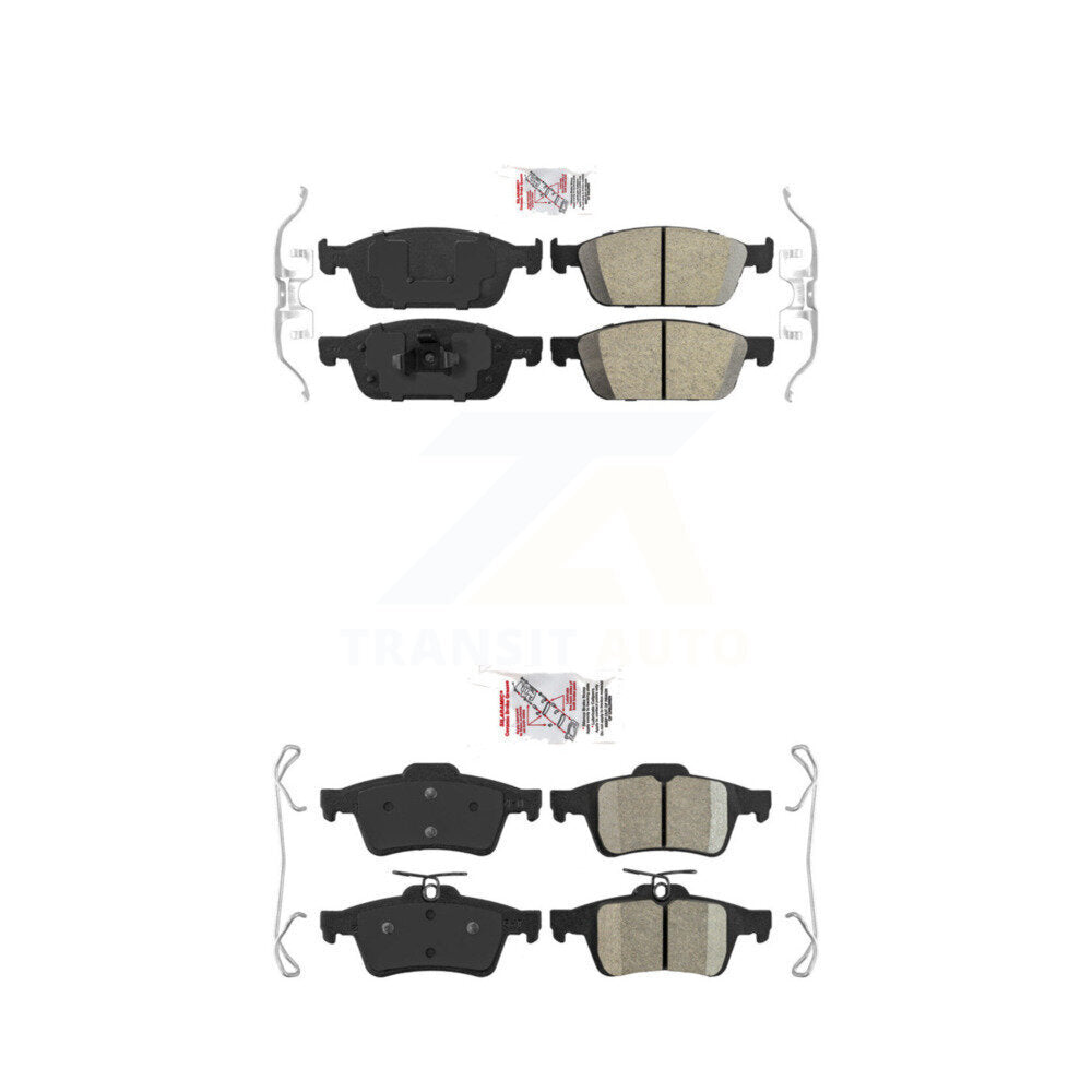 Ceramic Disc Brake Pads Front Rear Kit For Ford Escape Transit Connect