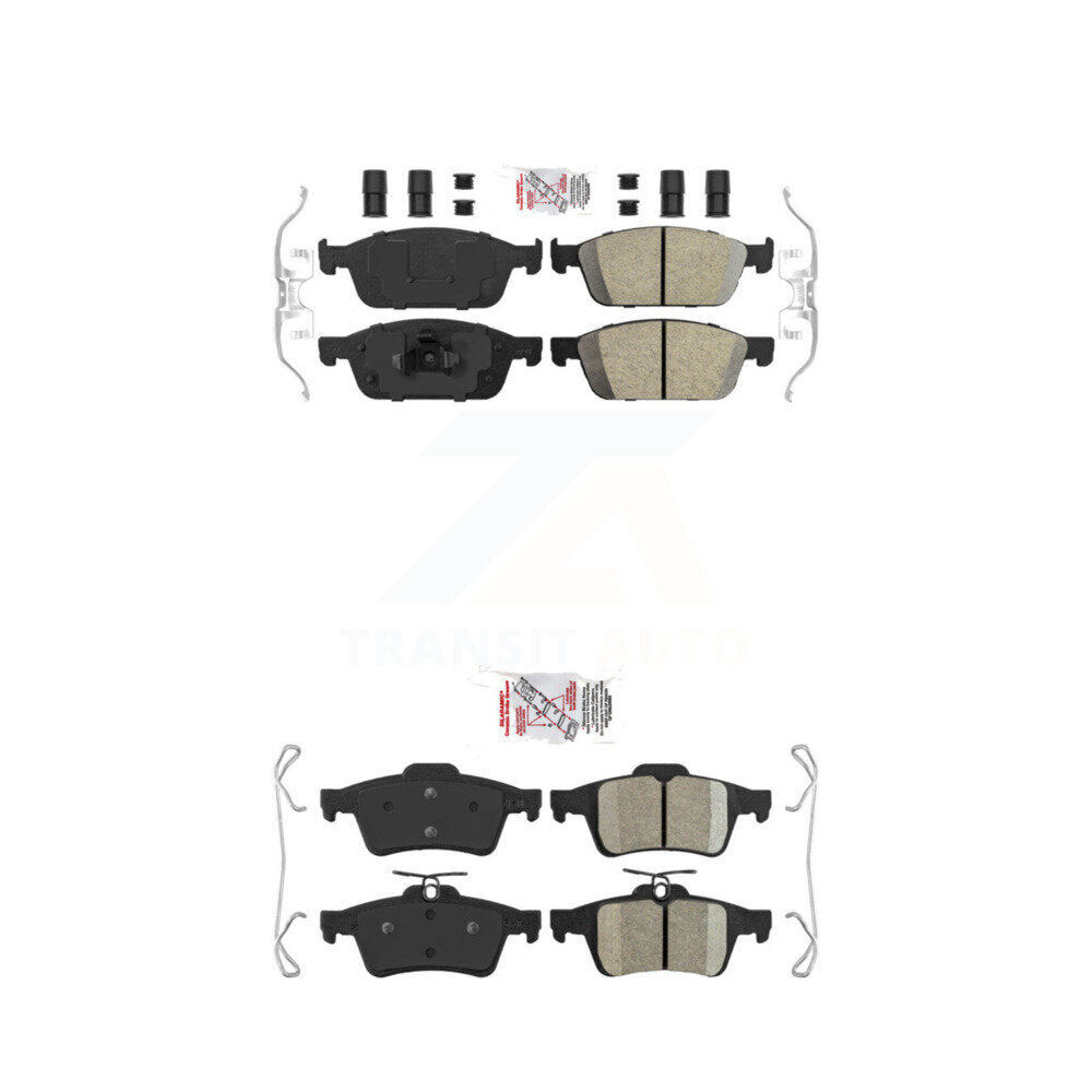 Ceramic Disc Brake Pads Front Rear Kit For Ford Escape Transit Connect