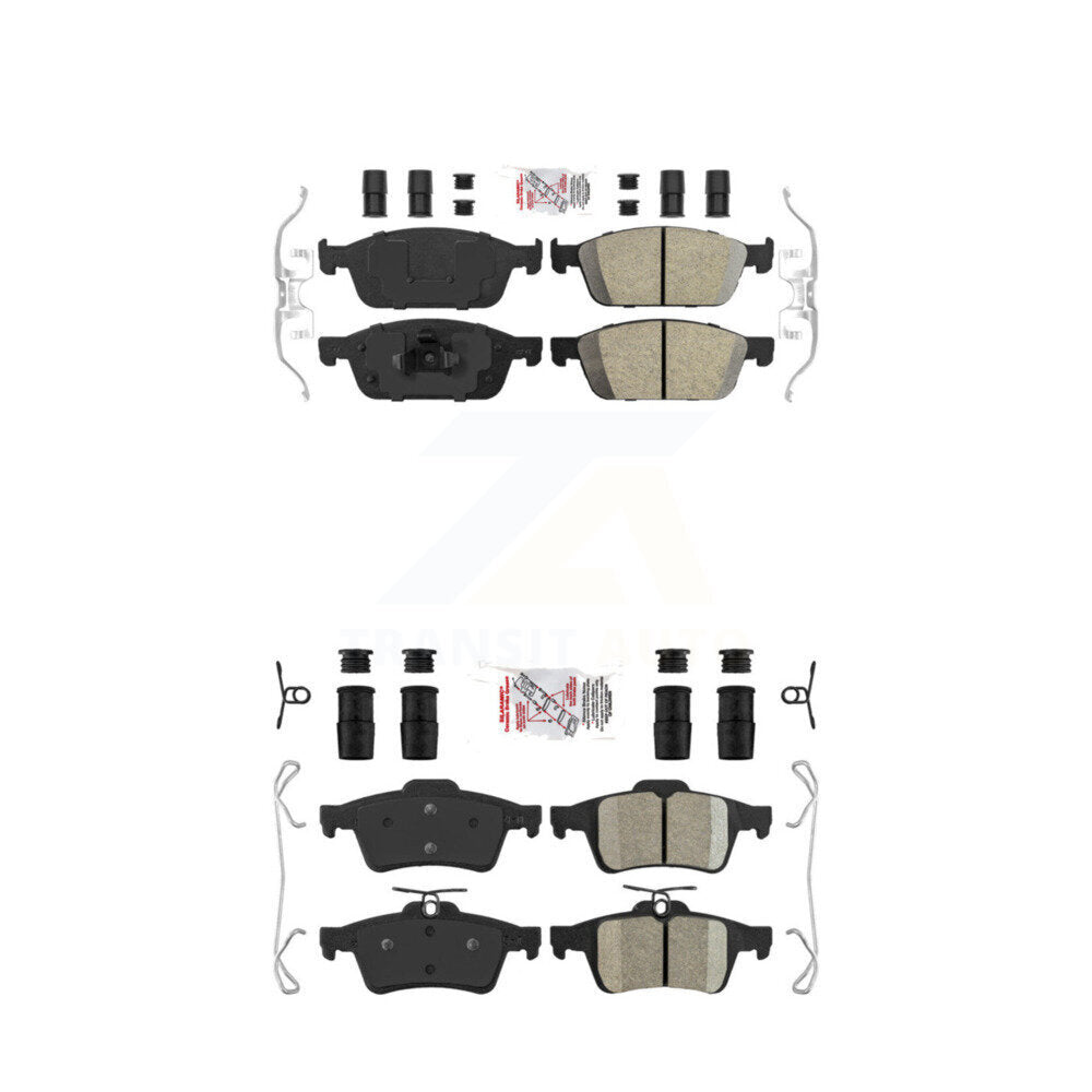 Ceramic Disc Brake Pads Front Rear Kit For Ford Escape Transit Connect