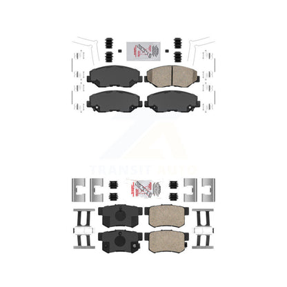 Ceramic Disc Brake Pads Front Rear Kit For Honda Civic Acura ILX