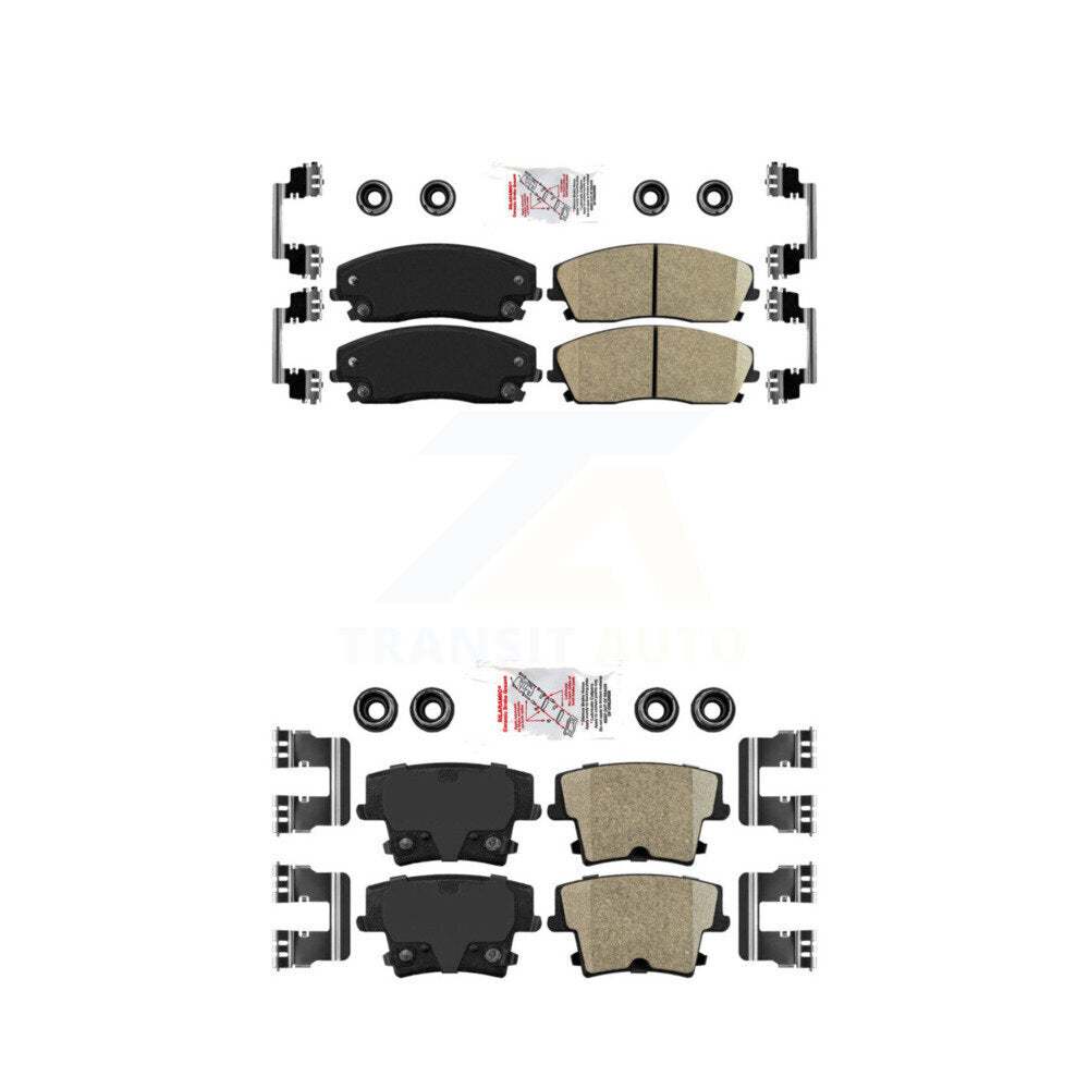 Ceramic Disc Brake Pads Front Rear Kit For Dodge Charger Chrysler 300 Challenger