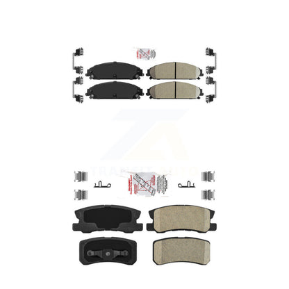 Ceramic Disc Brake Pads Front Rear Kit For 2008-2009 Dodge Caliber SRT-4