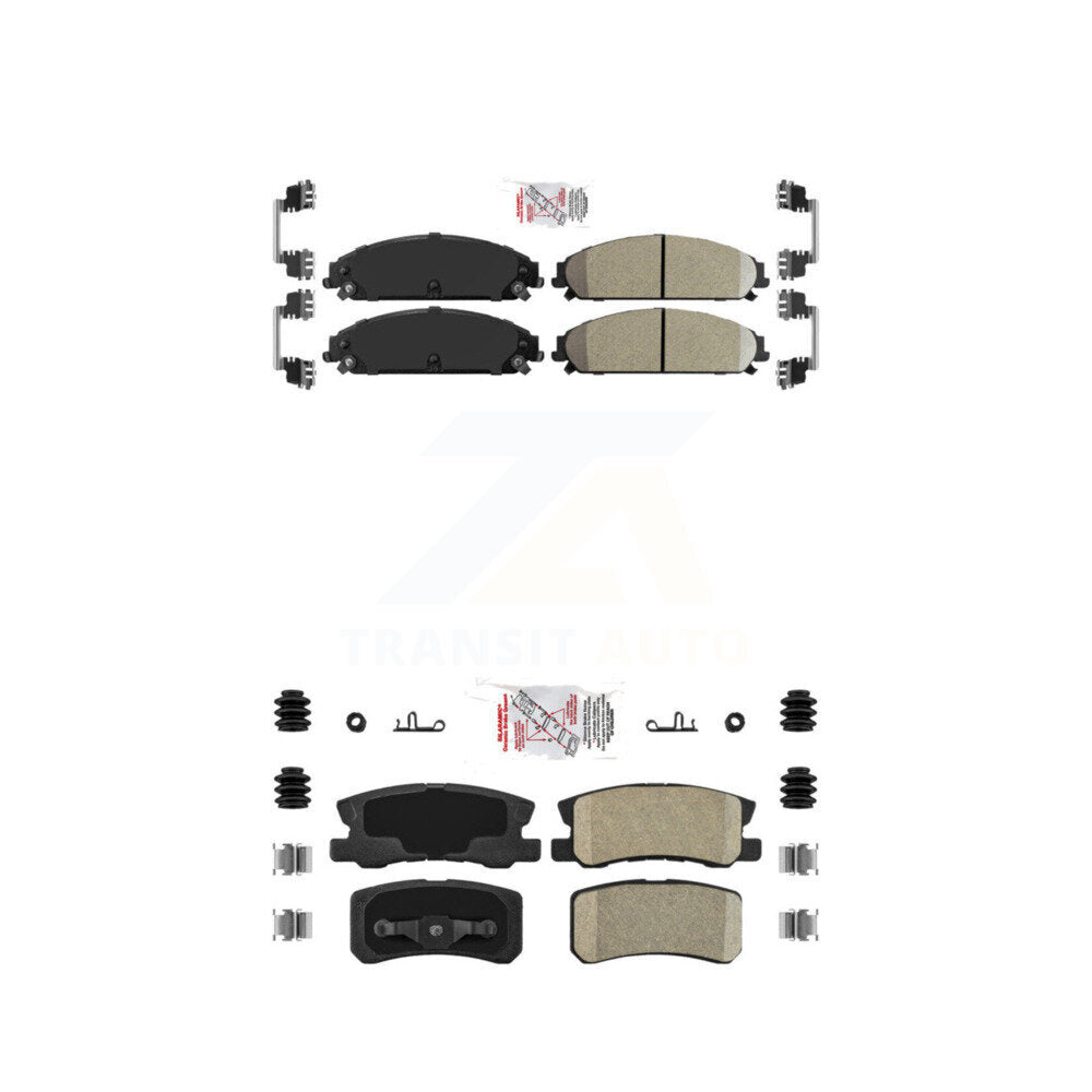 Ceramic Disc Brake Pads Front Rear Kit For 2008-2009 Dodge Caliber SRT-4