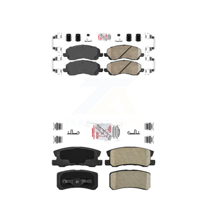 Ceramic Disc Brake Pads Front Rear Kit For Jeep Mitsubishi Patriot Lancer 200