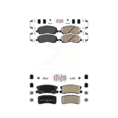 Ceramic Disc Brake Pads Front Rear Kit For Jeep Mitsubishi Patriot Lancer 200