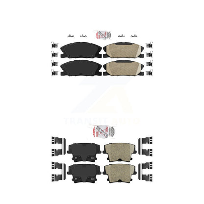 Ceramic Disc Brake Pads Front Rear Kit For Dodge Charger