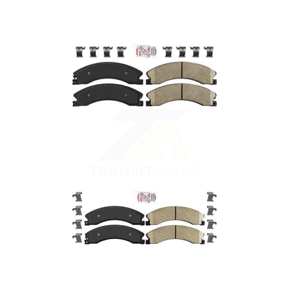 Ceramic Disc Brake Pads Front Rear Kit For Nissan NV2500 TITAN XD NV3500 NV1500