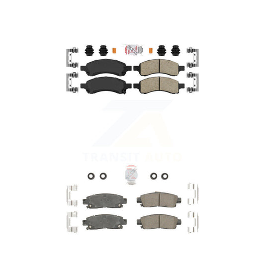 Ceramic Disc Brake Pads Front Rear Kit For Chevrolet Trailblazer GMC Envoy XL