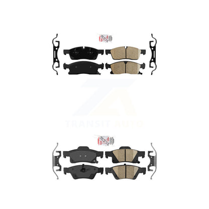 Ceramic Disc Brake Pads Front Rear Kit For Dodge Durango Jeep Grand Cherokee WK