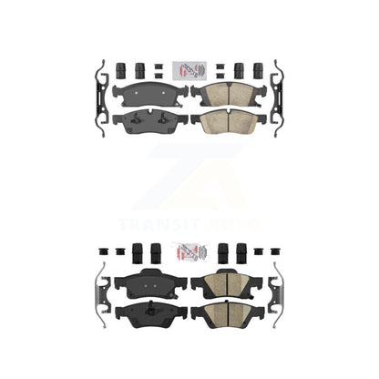 Ceramic Disc Brake Pads Front Rear Kit For Dodge Durango Jeep Grand Cherokee WK