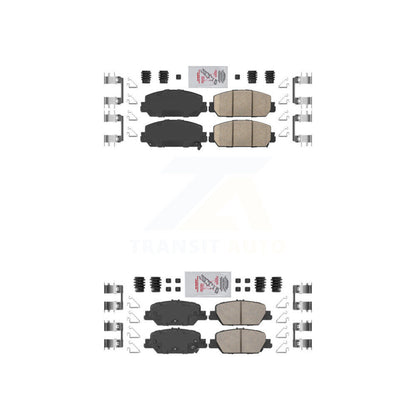 Ceramic Disc Brake Pads Front Rear Kit For Honda CR-V