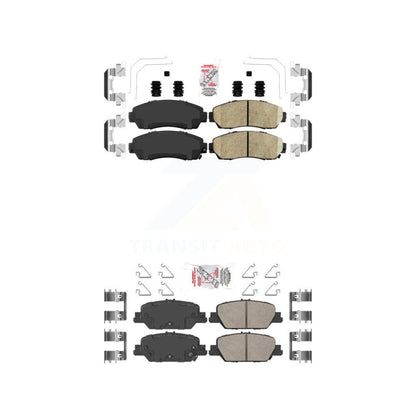 Ceramic Disc Brake Pads Front Rear Kit For Honda CR-V
