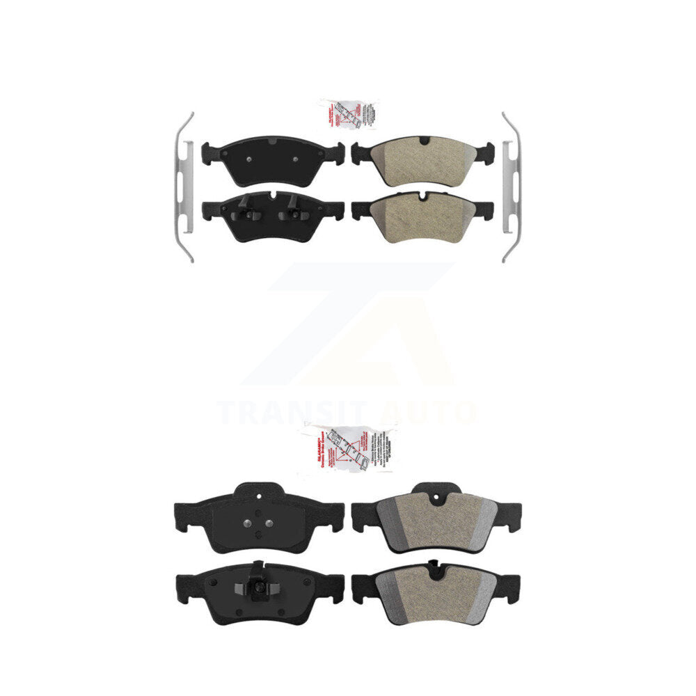 Semi-Metallic Disc Brake Pads Front Rear Kit For Mercedes-Benz ML350 ML320 GL350