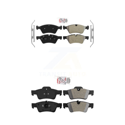Semi-Metallic Disc Brake Pads Front Rear Kit For Mercedes-Benz ML350 ML320 GL350