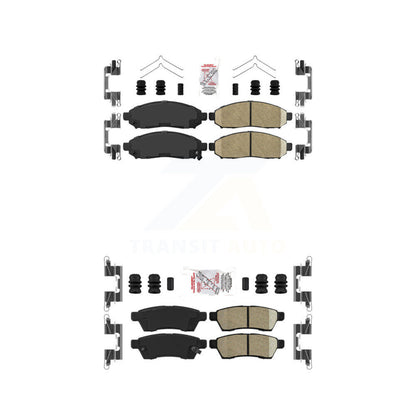 Ceramic Disc Brake Pads Front Rear Kit For Nissan Frontier Xterra Suzuki Equator