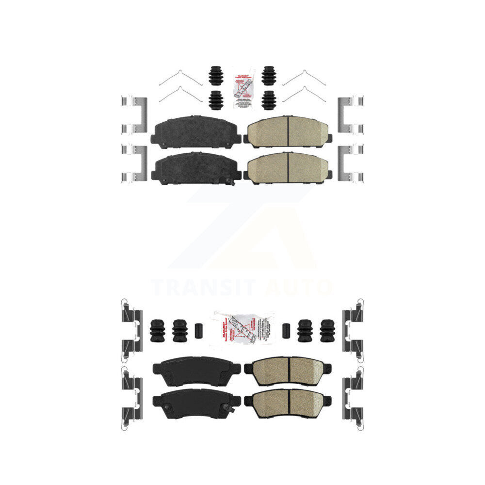 Ceramic Disc Brake Pads Front Rear Kit For Suzuki Equator
