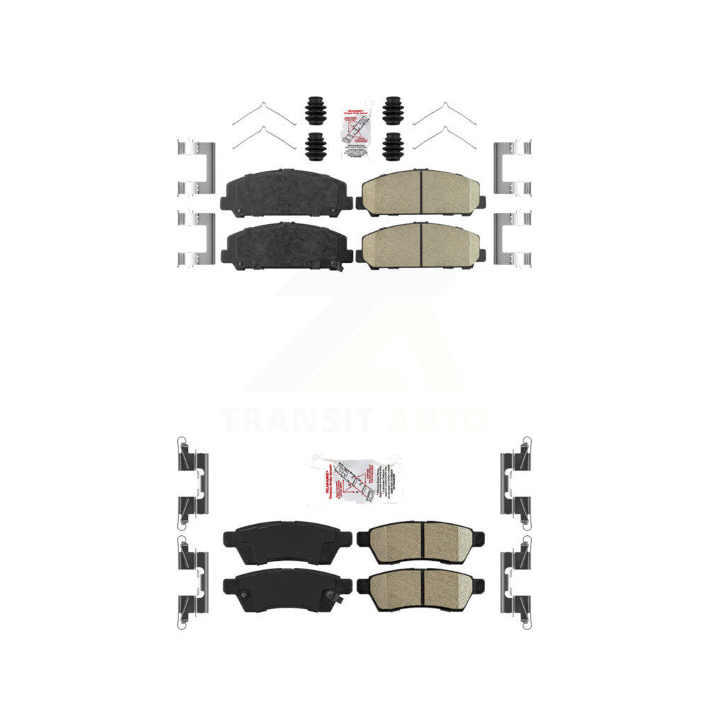 Ceramic Disc Brake Pads Front Rear Kit For Suzuki Equator