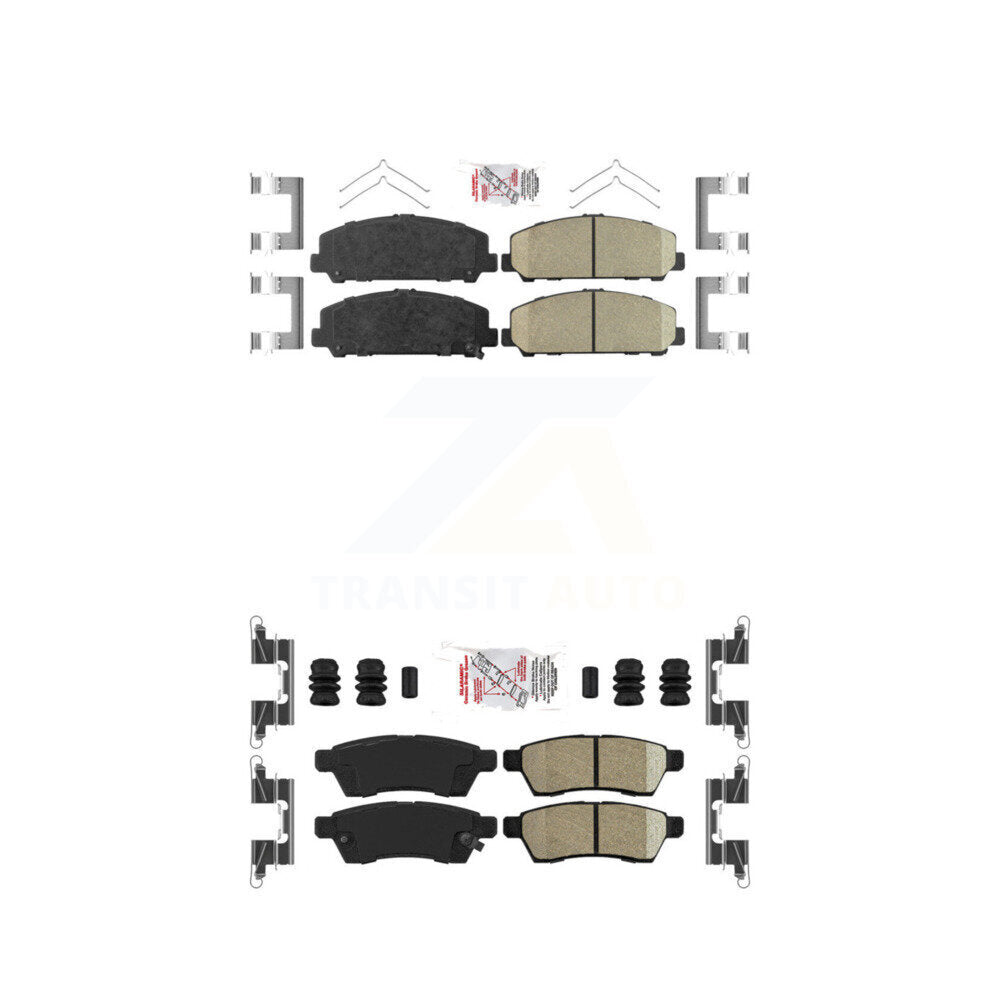 Ceramic Disc Brake Pads Front Rear Kit For Suzuki Equator