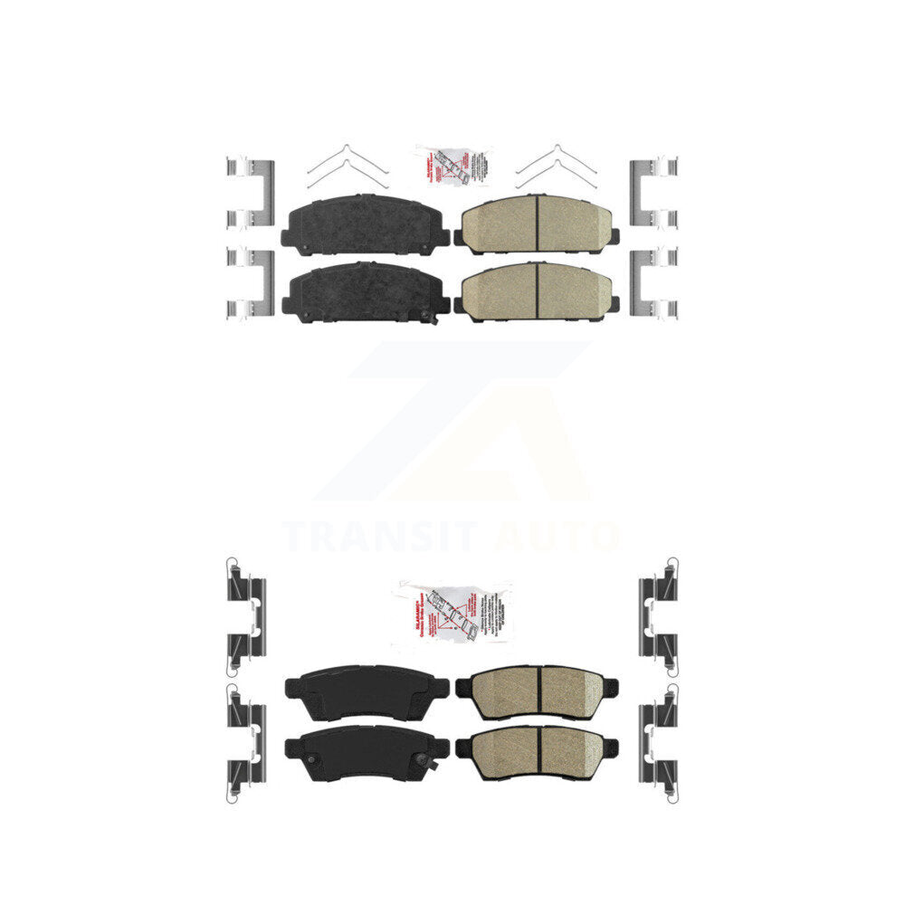 Ceramic Disc Brake Pads Front Rear Kit For Suzuki Equator