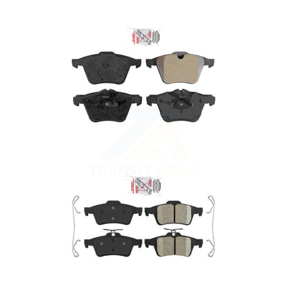 Semi-Metallic Ceramic Disc Brake Pads Front Rear Kit For Jaguar XF XJ XKR XK V8