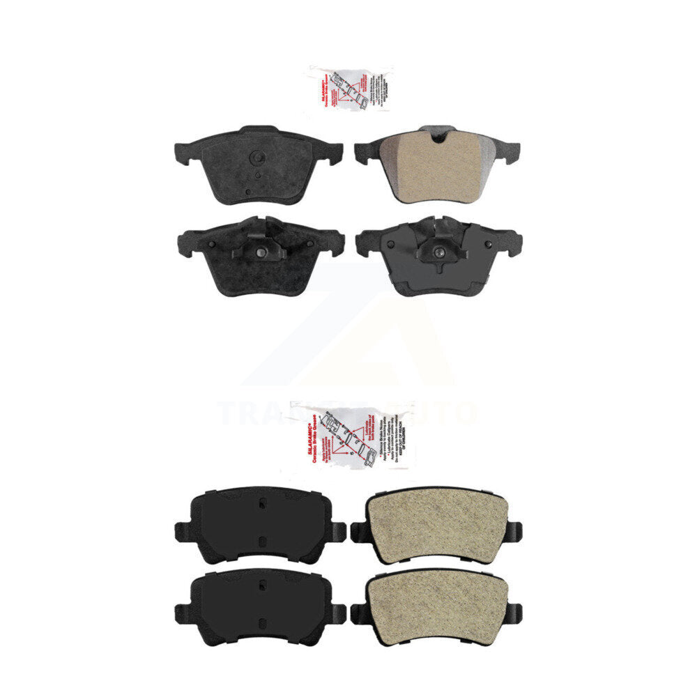 Semi-Metallic Disc Brake Pads Front Rear Kit For Volvo XC70 S60 V60 S80 Cross