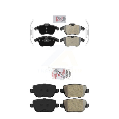 Semi-Metallic Disc Brake Pads Front Rear Kit For Land Rover LR2 Volvo S80