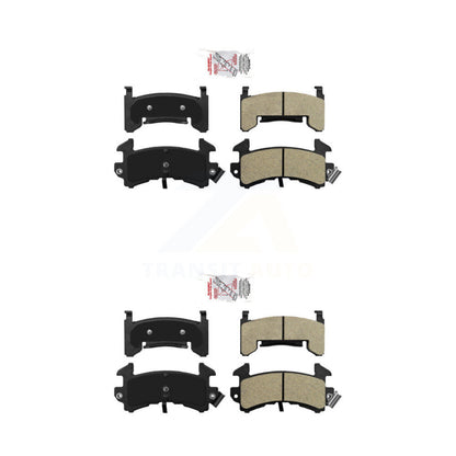 Semi-Metallic Disc Brake Pads Front Rear Kit For Chevrolet Camaro Pontiac Buick