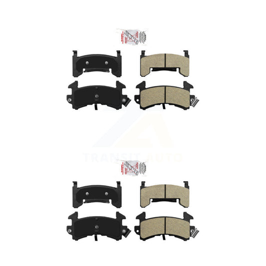 Semi-Metallic Disc Brake Pads Front Rear Kit For Chevrolet Camaro Pontiac Buick