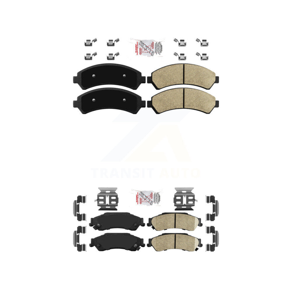 Ceramic Disc Brake Pads Front Rear Kit For Chevrolet GMC Blazer Jimmy S10 Sonoma