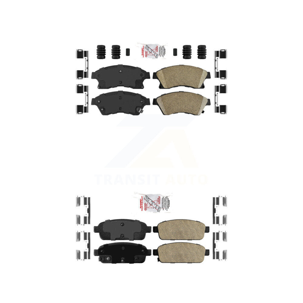 Ceramic Disc Brake Pads Front Rear Kit For Chevrolet Cruze Sonic Limited