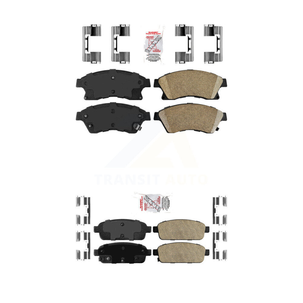 Ceramic Disc Brake Pads Front Rear Kit For Chevrolet Cruze Sonic Limited