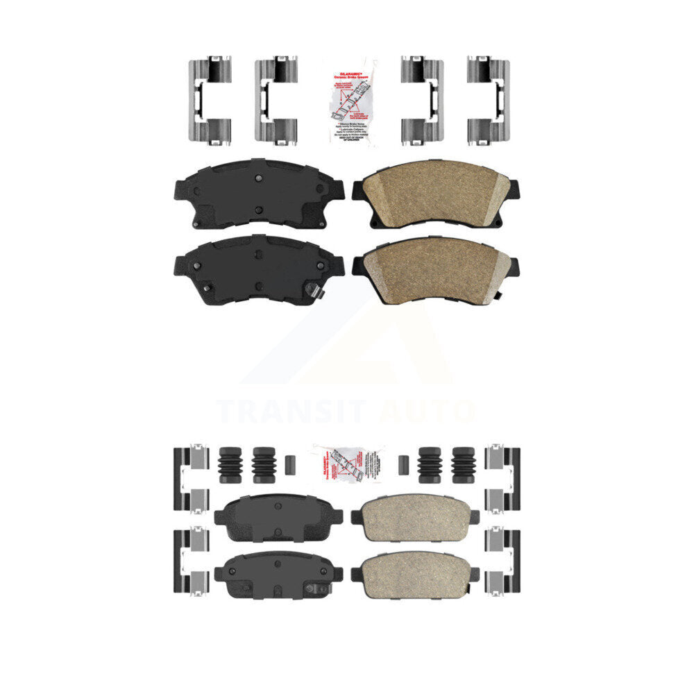 Ceramic Disc Brake Pads Front Rear Kit For Chevrolet Cruze Sonic Limited