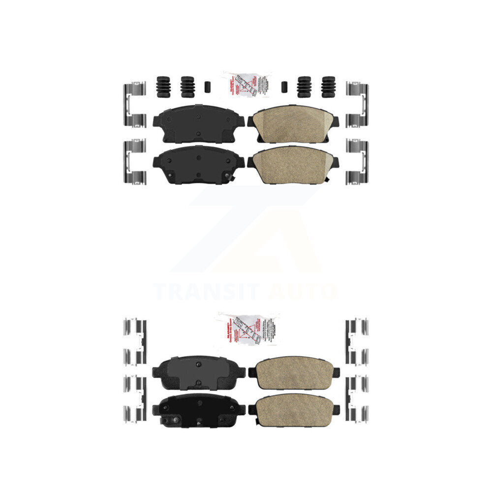 Ceramic Disc Brake Pads Front Rear Kit For Chevrolet Cruze Buick Trax Verano