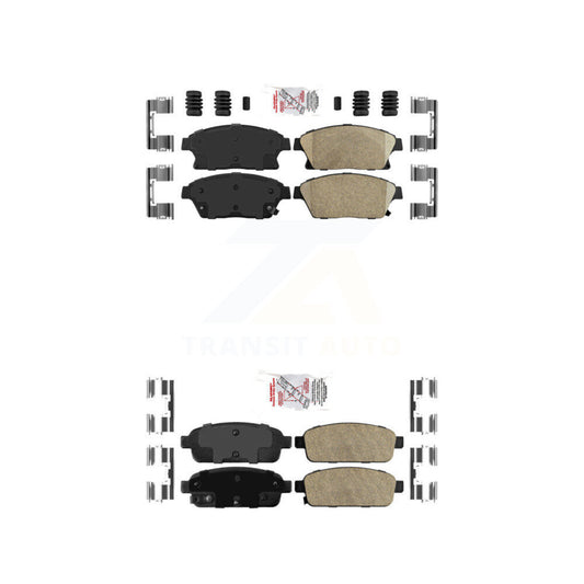 Ceramic Disc Brake Pads Front Rear Kit For Chevrolet Cruze Buick Trax Verano