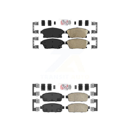 Ceramic Disc Brake Pads Front Rear Kit For Chevrolet Cruze Buick Trax Verano