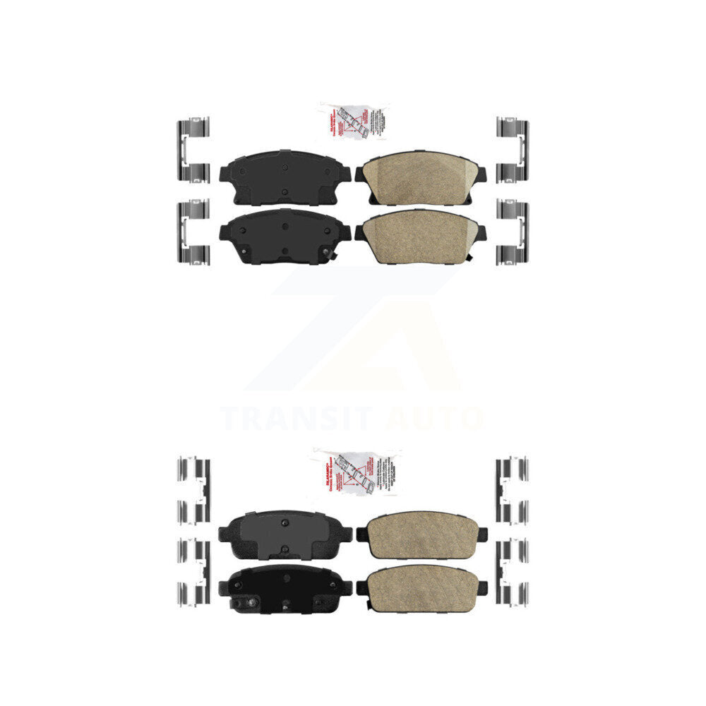 Ceramic Disc Brake Pads Front Rear Kit For Chevrolet Cruze Buick Trax Verano