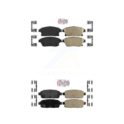 Ceramic Disc Brake Pads Front Rear Kit For Chevrolet Cruze Buick Trax Verano