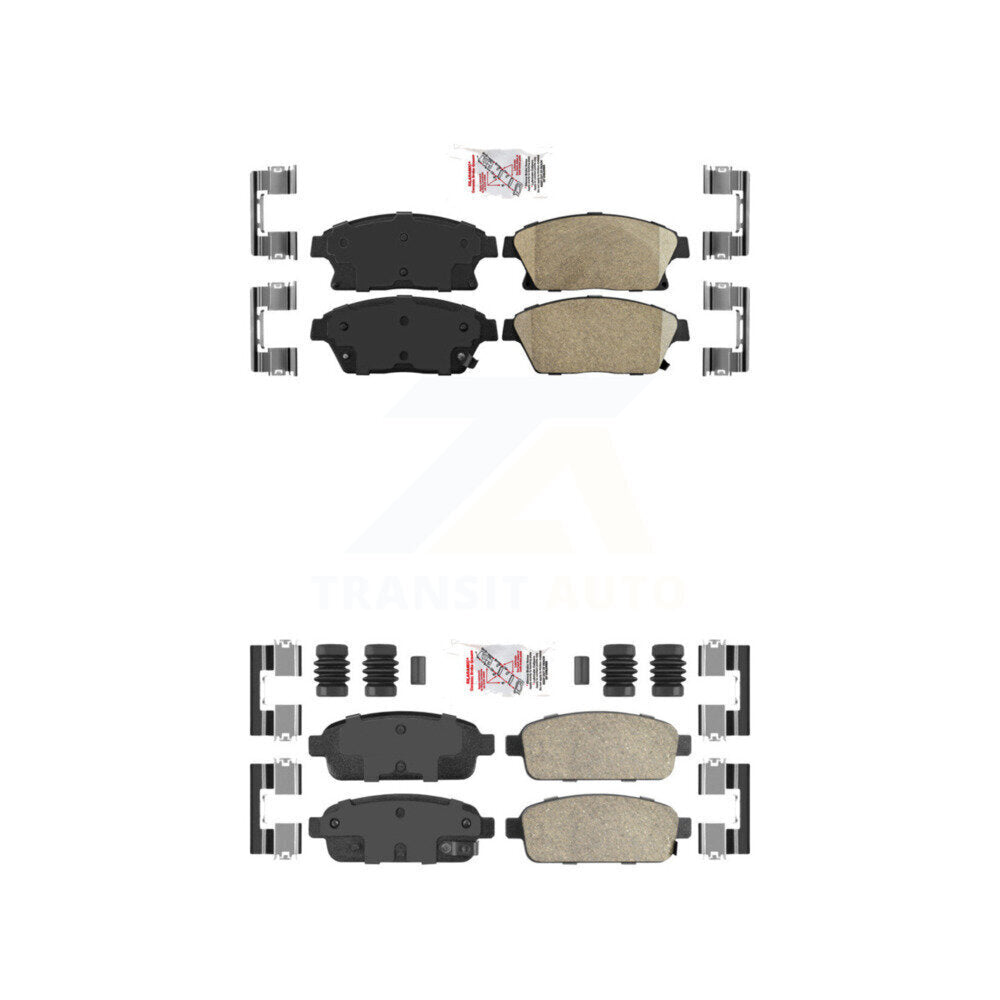 Ceramic Disc Brake Pads Front Rear Kit For Chevrolet Cruze Buick Trax Verano