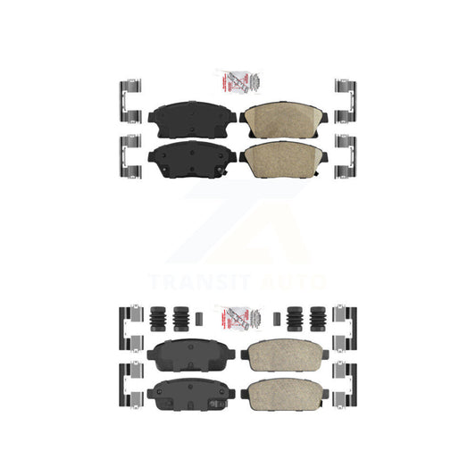 Ceramic Disc Brake Pads Front Rear Kit For Chevrolet Cruze Buick Trax Verano