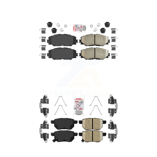 Ceramic Disc Brake Pads Front Rear Kit For Toyota Corolla Matrix Pontiac Vibe xB