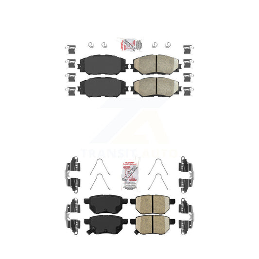 Ceramic Disc Brake Pads Front Rear Kit For Toyota Corolla Matrix Pontiac Vibe xB