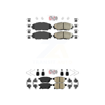 Ceramic Disc Brake Pads Front Rear Kit For Toyota Corolla Matrix Pontiac Vibe xB