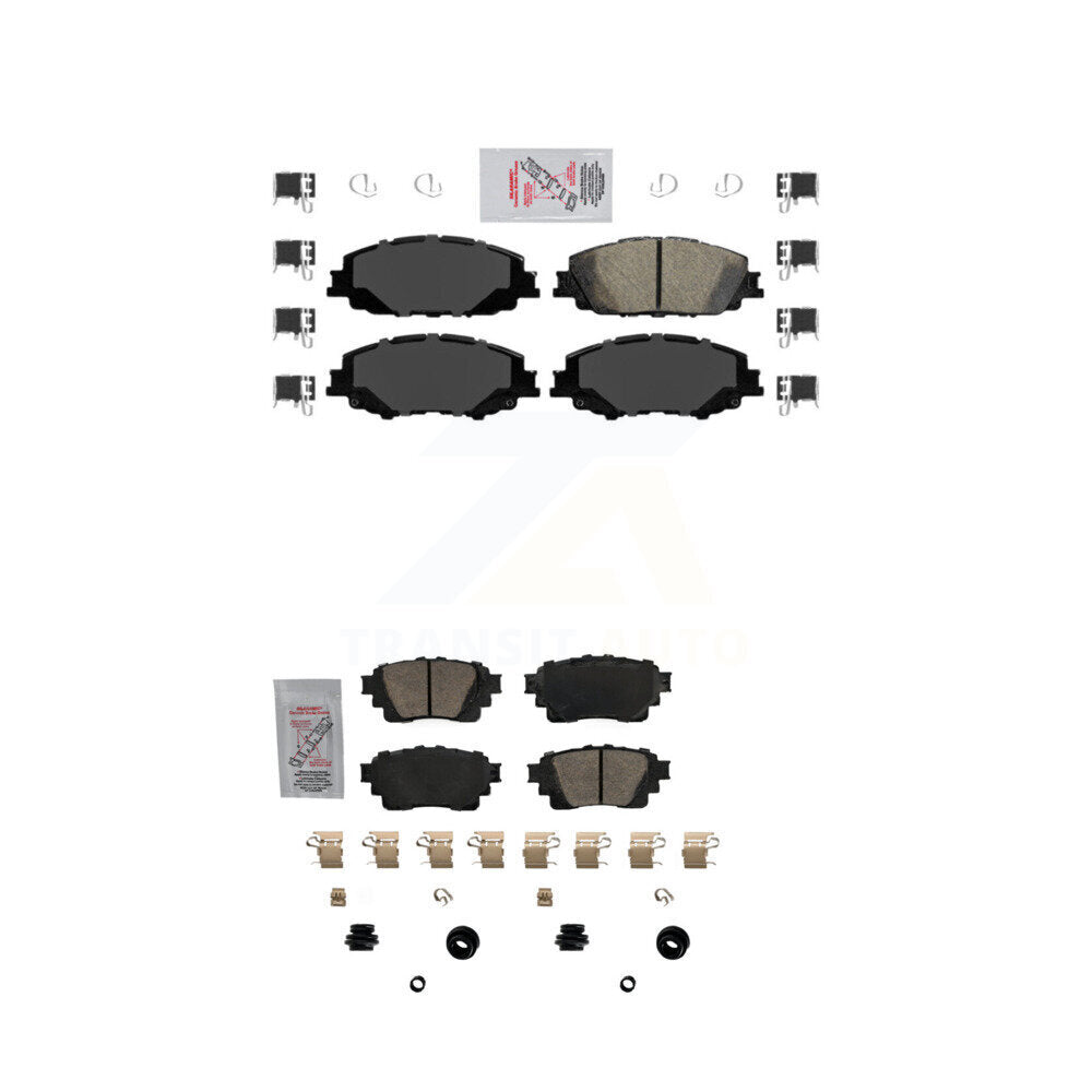 Ceramic Disc Brake Pads Front Rear Kit For Toyota Corolla