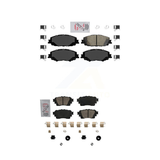 Ceramic Disc Brake Pads Front Rear Kit For Toyota Corolla